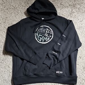 Nike Rare NYC "It's All A Game" Black Graphic Hoodie NWOT